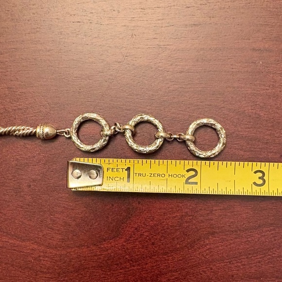 •NEVER WORN• Monet Silver-Toned Faux Mother of Pearl Necklace & Earrings Set - Picture 9 of 13